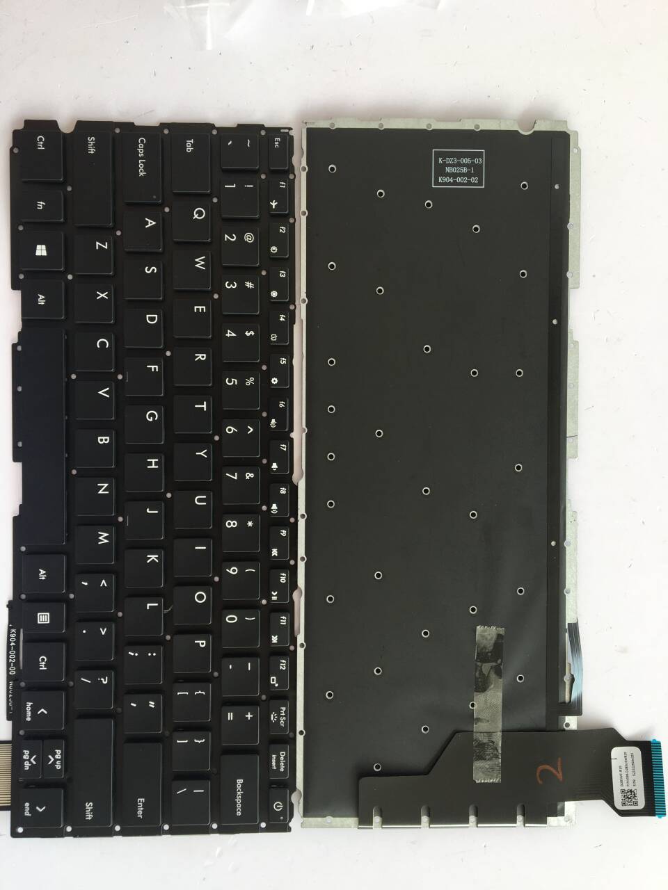 Picture of New Replacement Laptop Keyboard For N/A NS14A9 with switch BLACK Backlit US Layout
